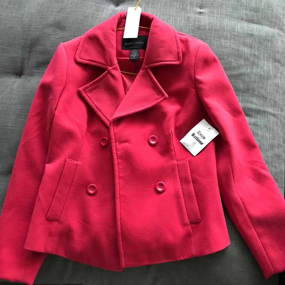 NWT beautiful pea coat